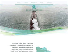 Tablet Screenshot of greatlakesmetrochambers.com